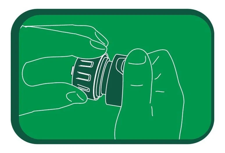 Conector Engate Rápido Para Mangueira 1/2 Amanco Cor Verde