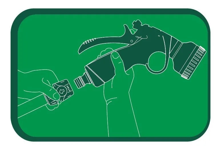 Conector Engate Rápido Para Mangueira 1/2 Amanco Cor Verde