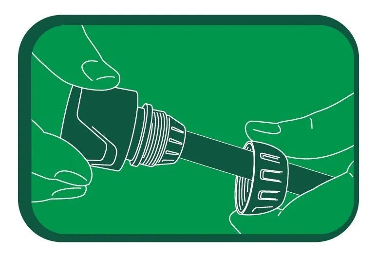 Conector Engate Rápido Para Mangueira 1/2 Amanco Cor Verde