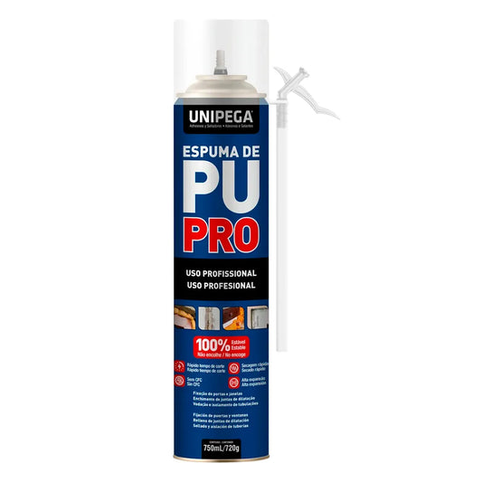 UNIPEGA - ESPUMA DE PU PROFISSIONAL LT 750ML720G